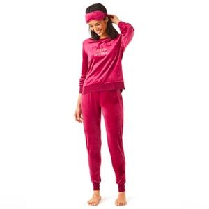 Kate Spade Burgundy XS Rise N Shine Sleep Set